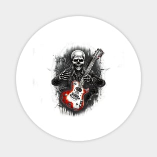 Hard Rock Metal Grunge style art Magnet